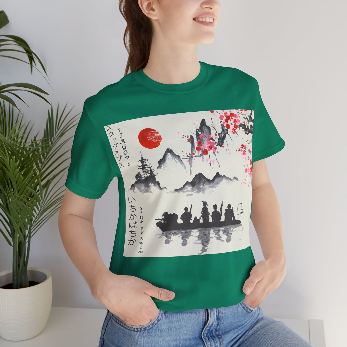 Sink or Swim, Cherry Blossom edition Tee