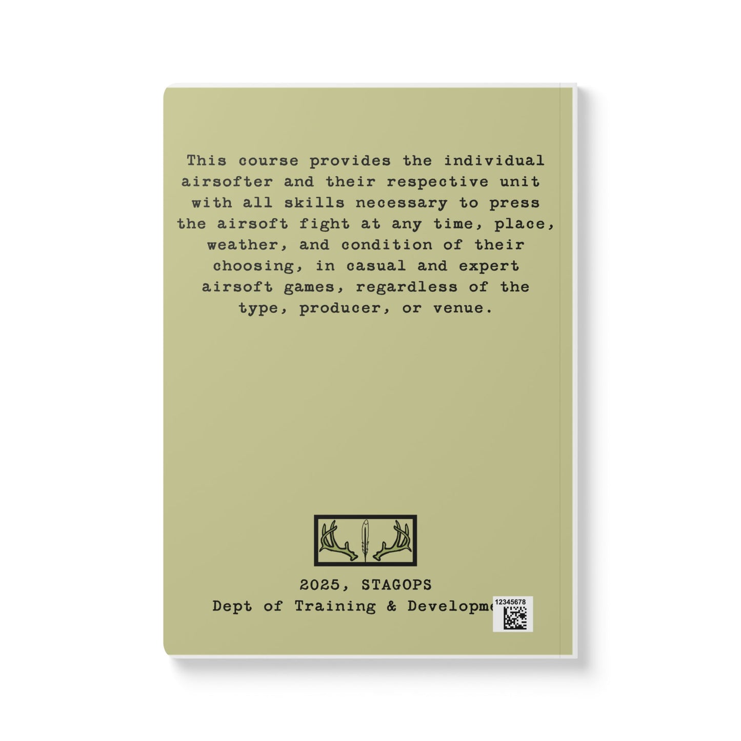 STAGHUNT Training and Development notebook/journal