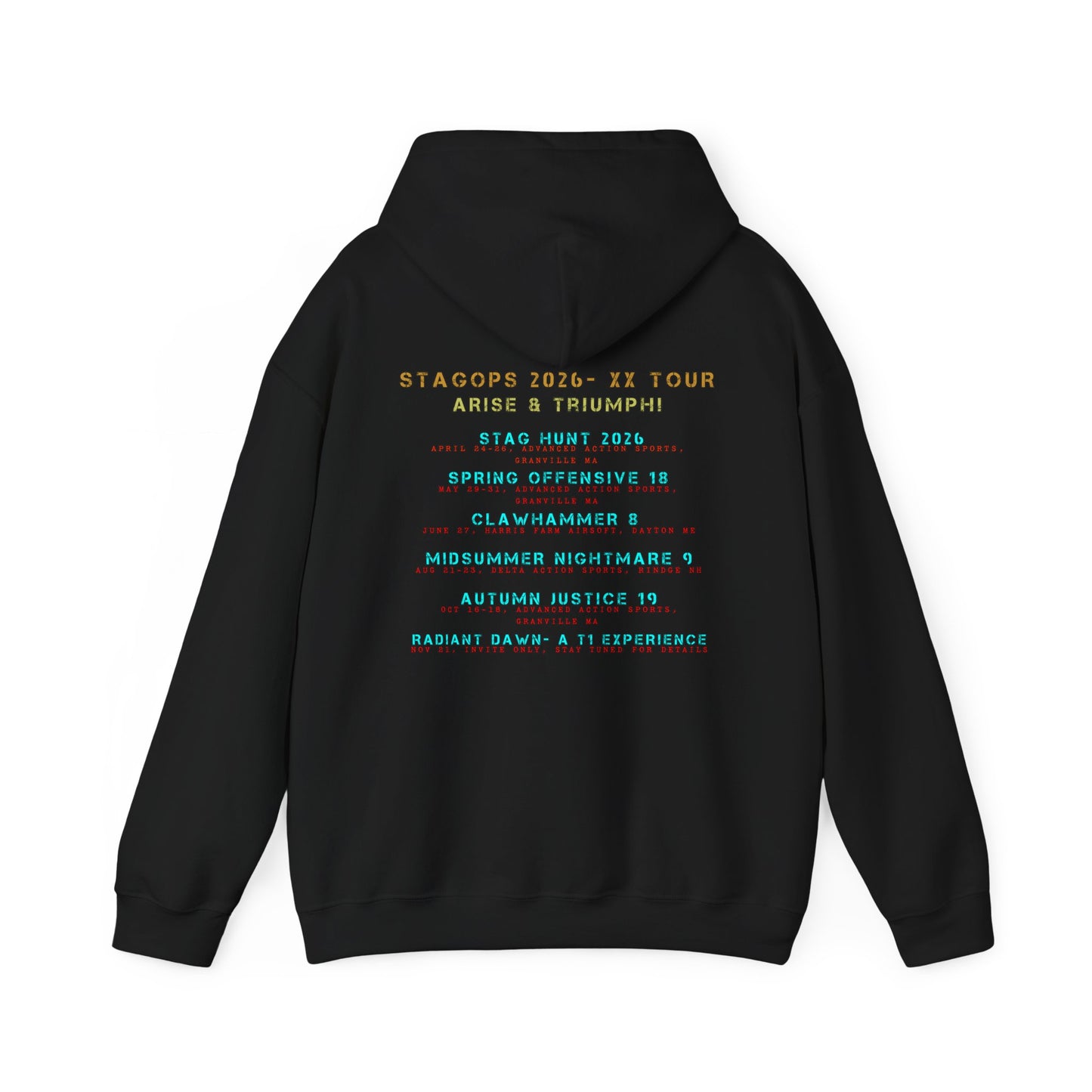 2026 XX Tour hoodie (Printed Front & Back)
