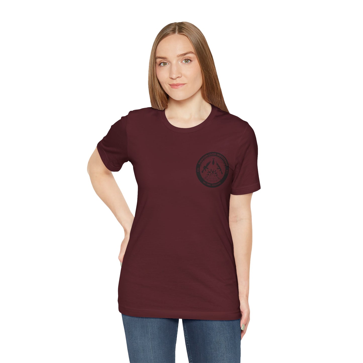 DANGER CLOSE (double sided print) Tee