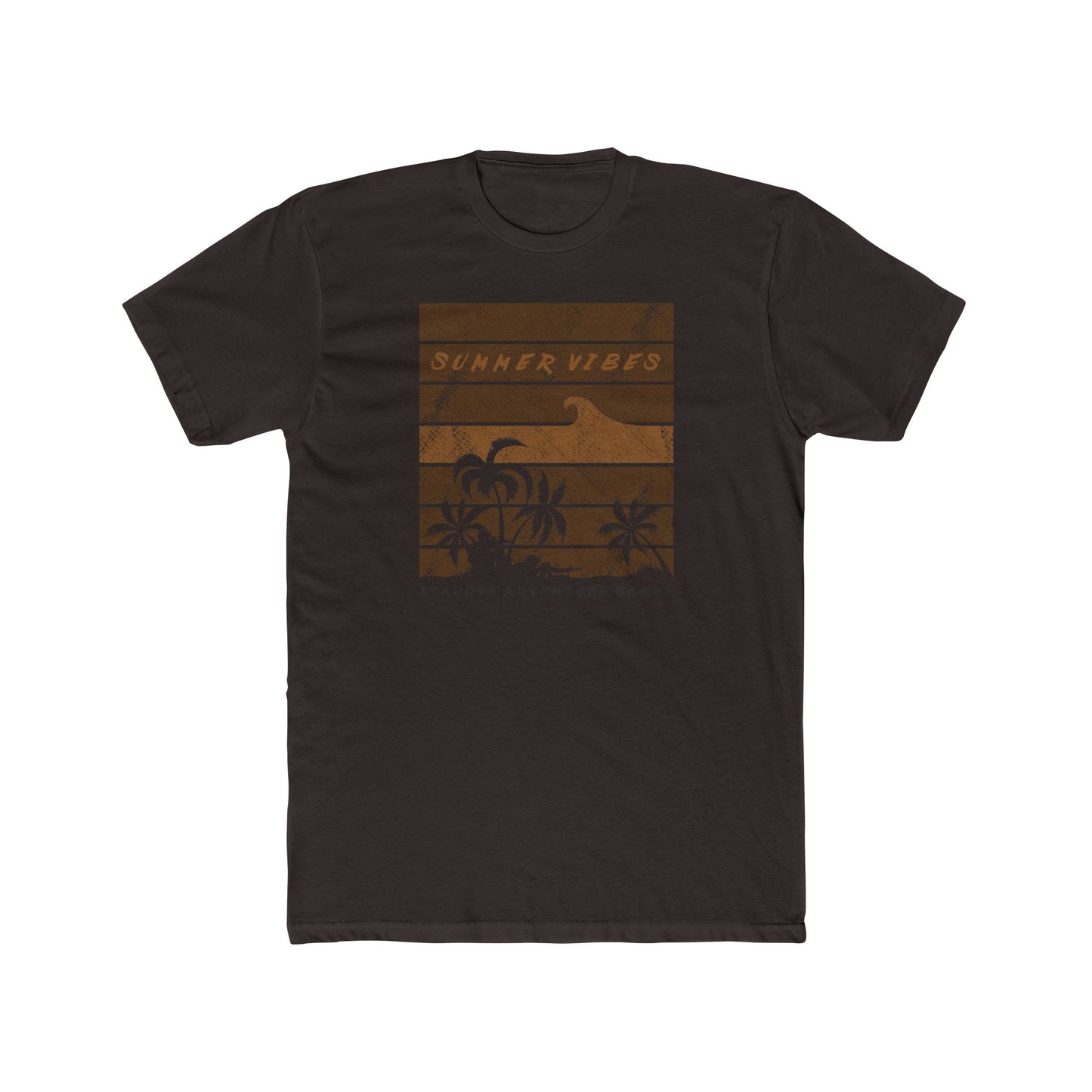 Summer Vibes Subdued (Tan on Green) Tee