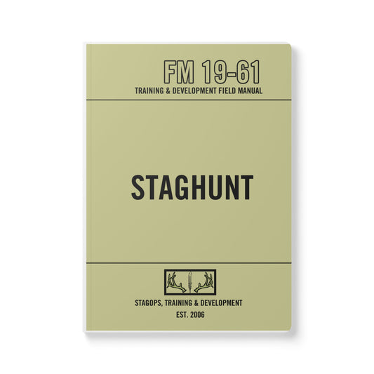 STAGHUNT Training and Development notebook/journal