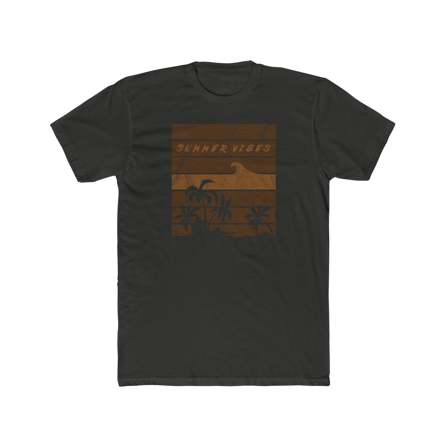 Summer Vibes Subdued (Tan on Green) Tee