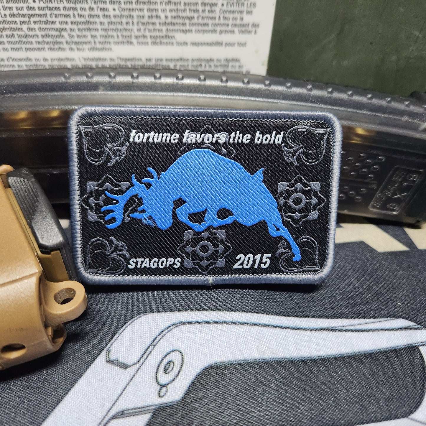 2015 "Fortune Favors the Bold" logo patch