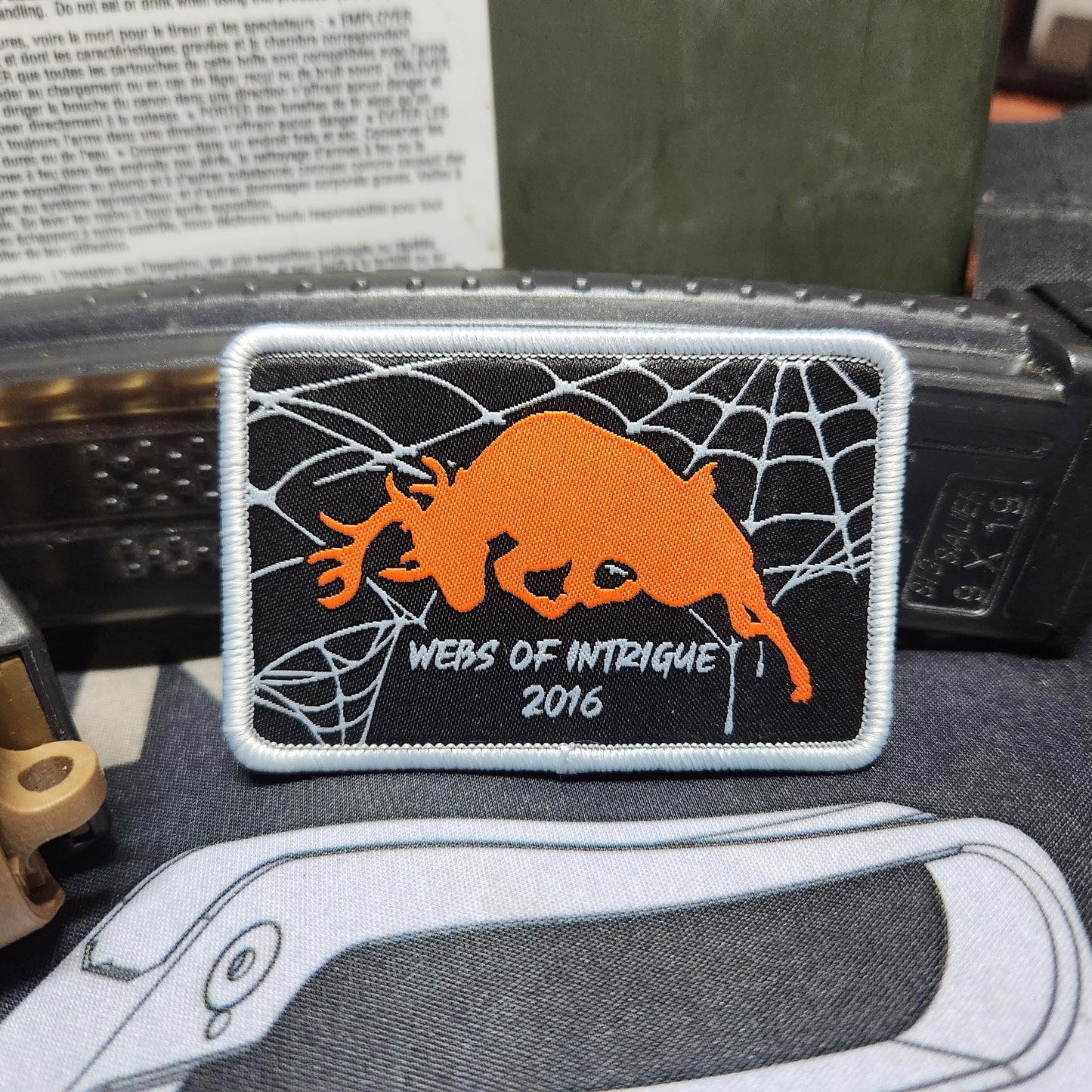 2016 "Webs of Intrigue" logo patch