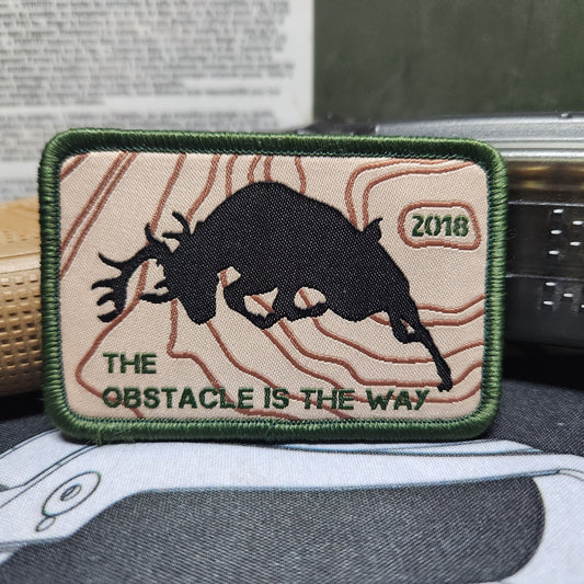 2018 "The Obstacle is the Way!" logo patch