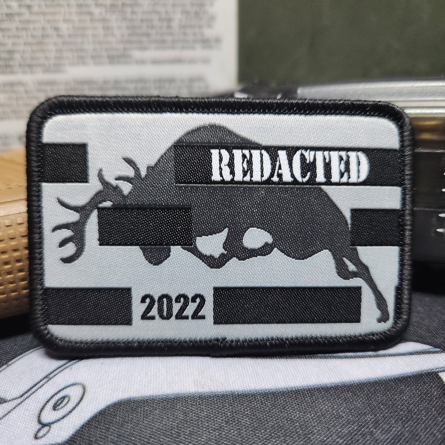 2022 "REDACTED" logo patch