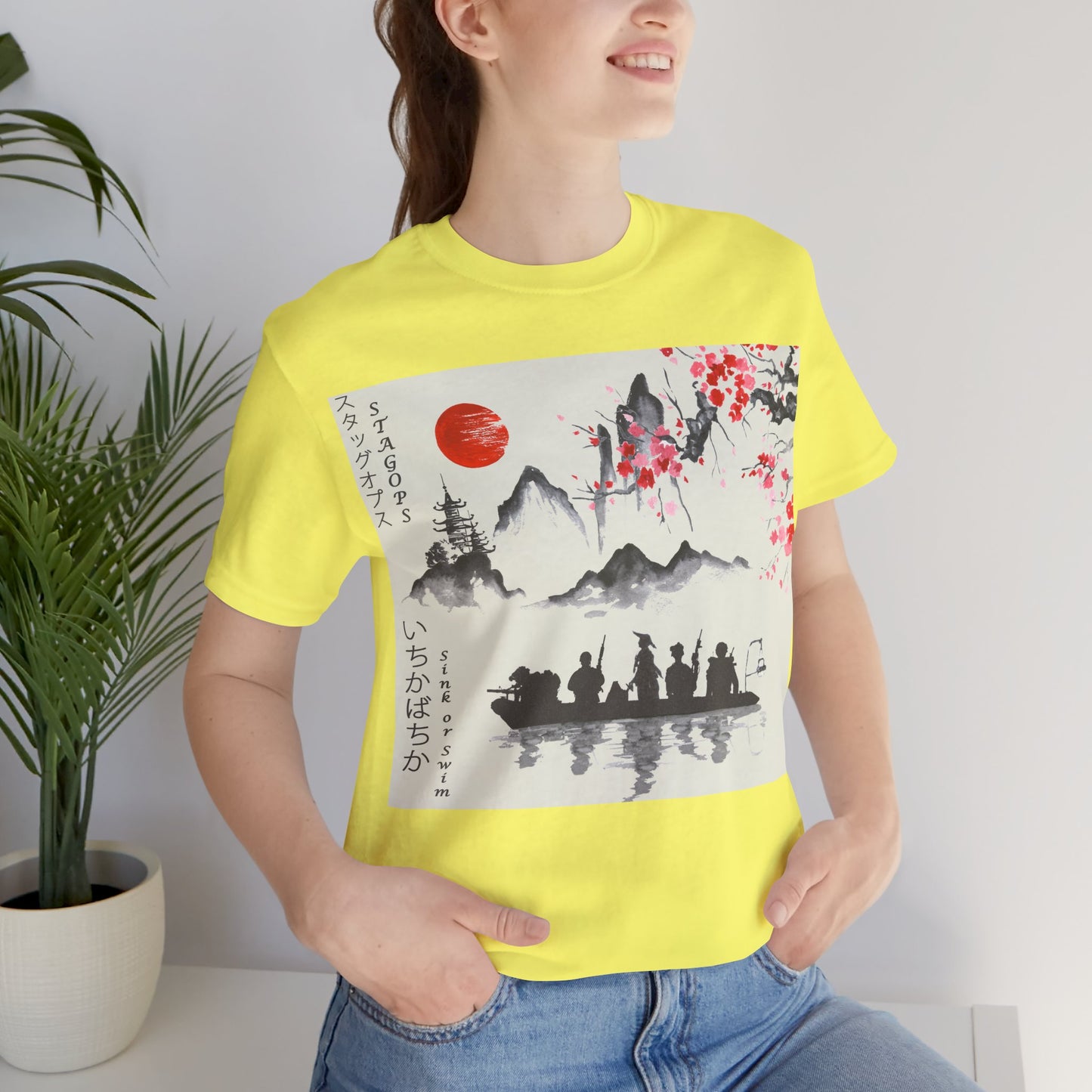 Sink or Swim, Cherry Blossom edition Tee