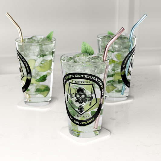 Assaulters International Pint Glass, 16oz