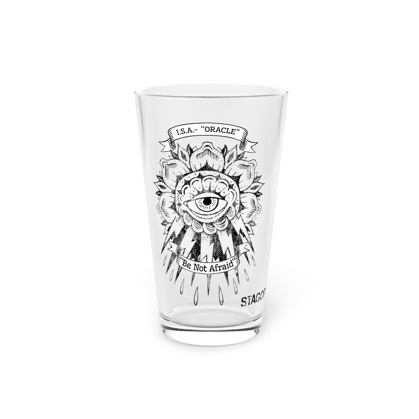 ISA- ORACLE Pint Glass, 16oz (Exclusive)