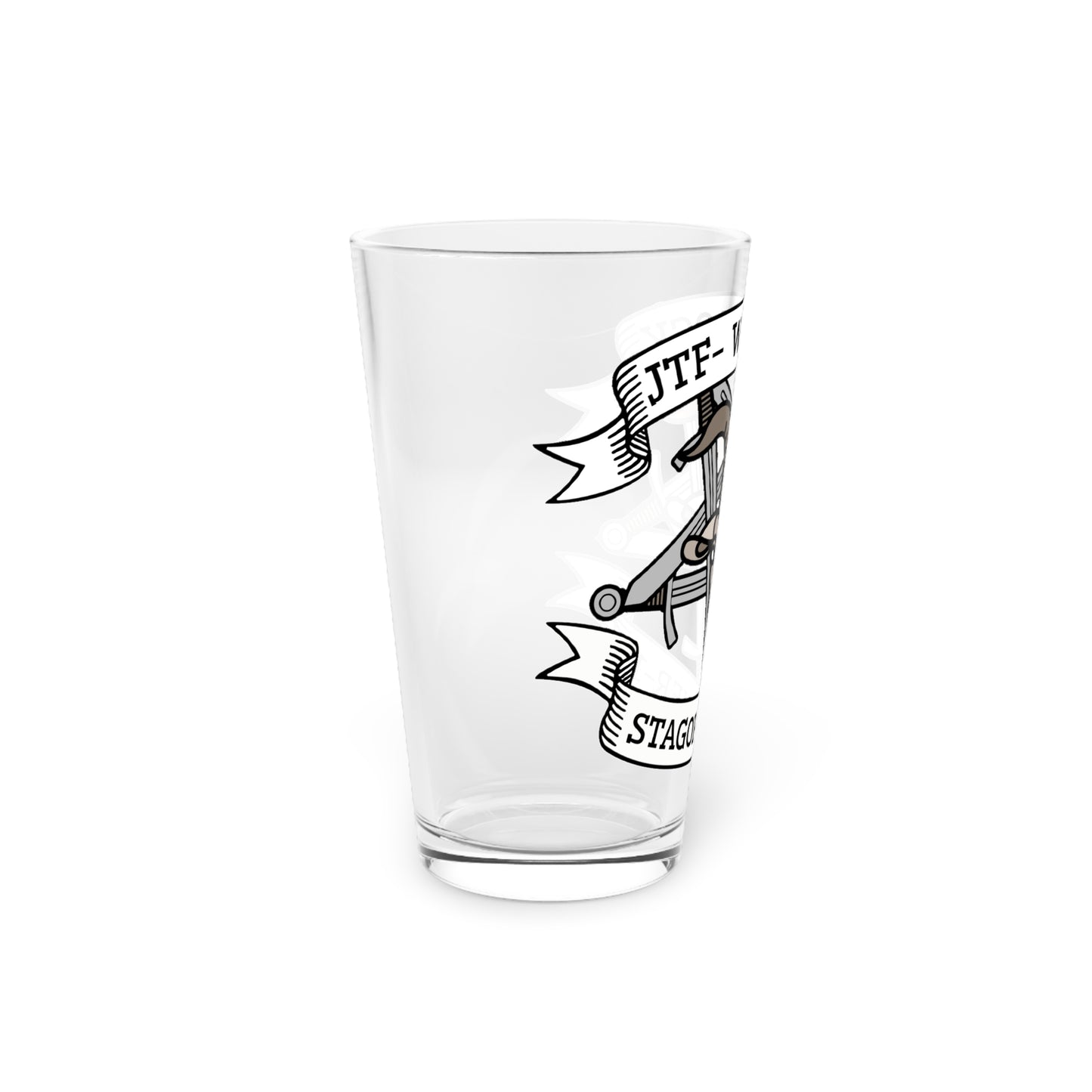 JTF WARLOCK Pint Glass, 16oz (EXCLUSIVE)