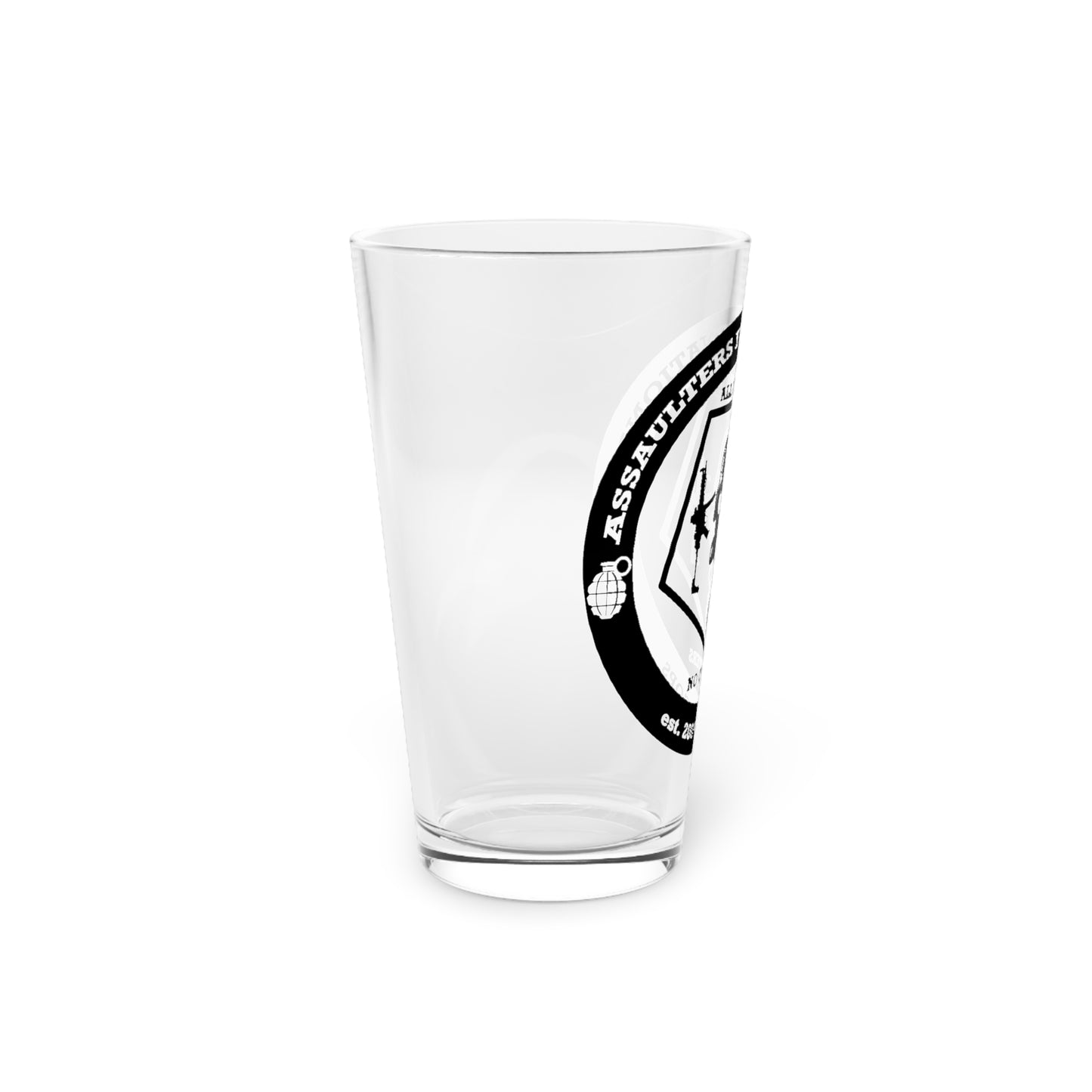 Assaulters International Pint Glass, 16oz