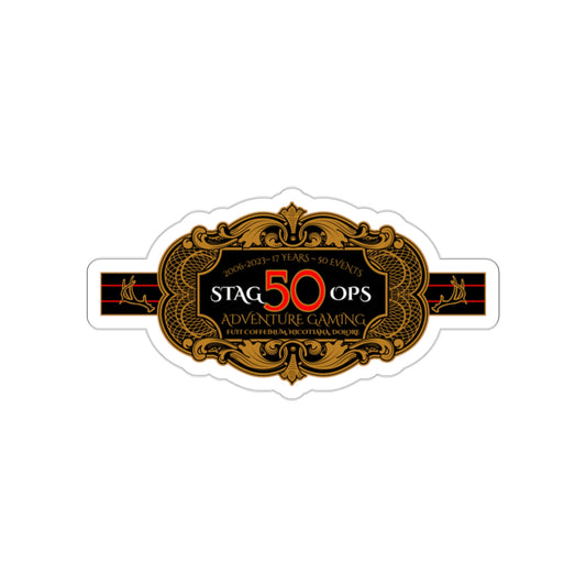Vice collection- 50 event CIGAR BAND Die-Cut Sticker