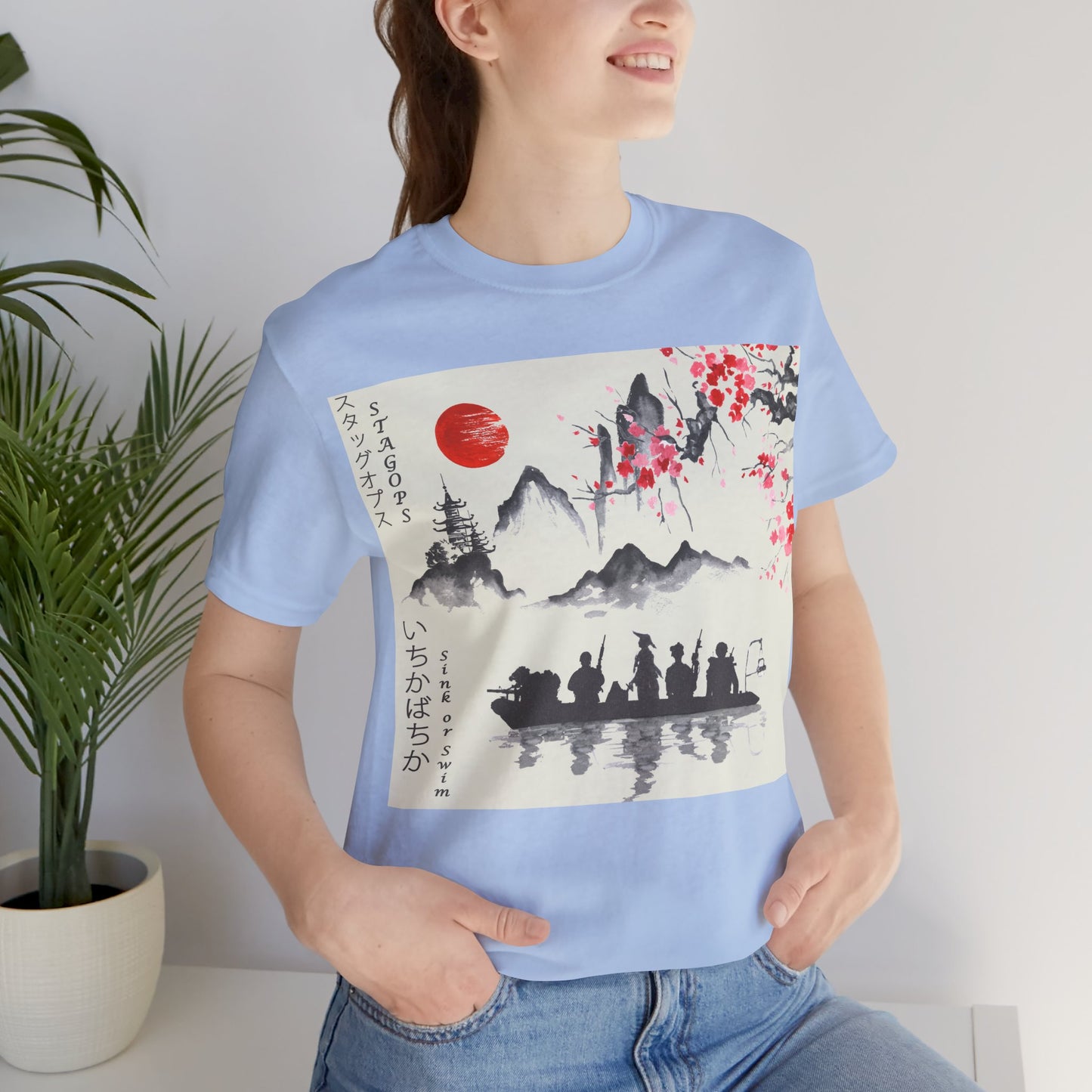 Sink or Swim, Cherry Blossom edition Tee