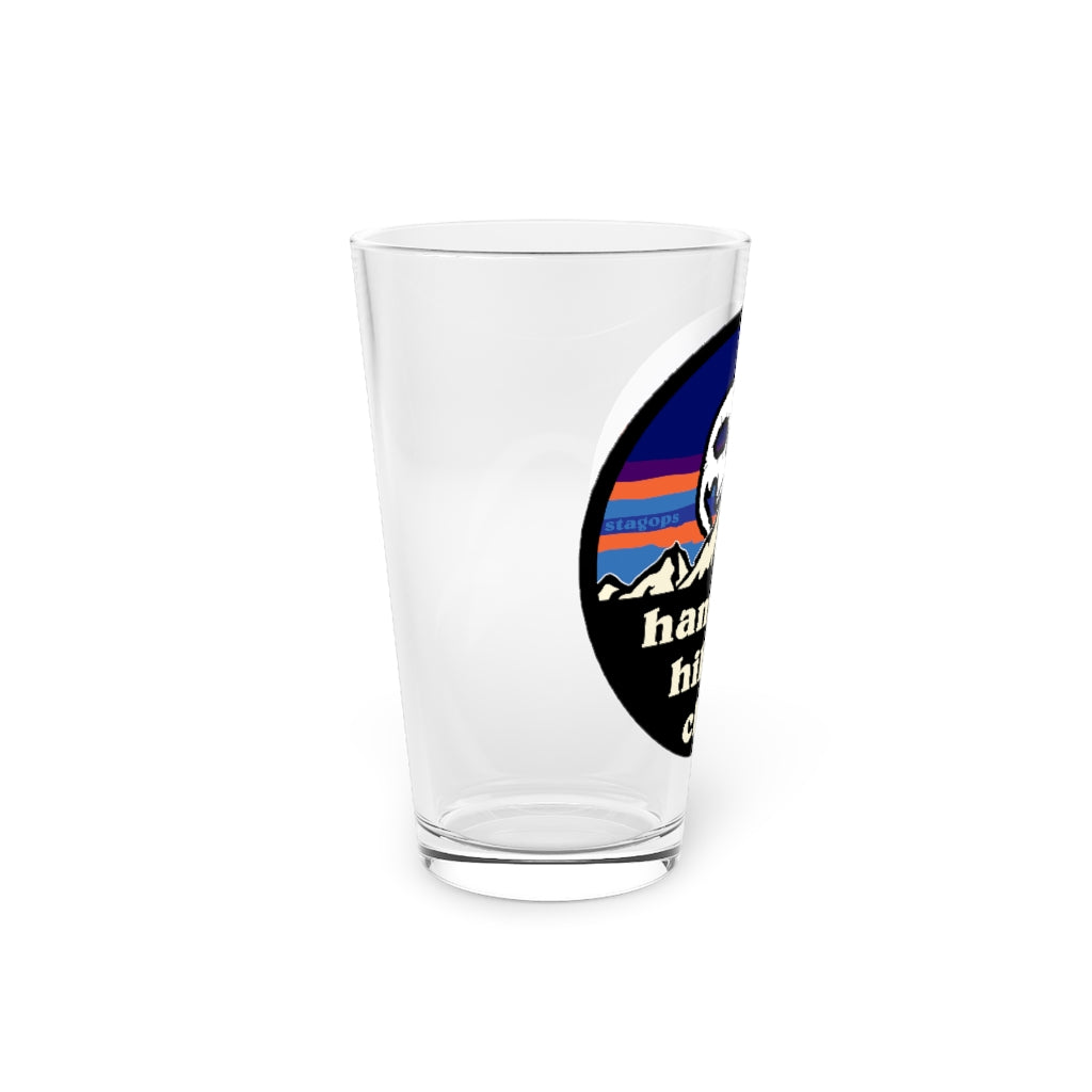 HAMBATU HIKING CLUB Pint Glass, 16oz (Exclusive)