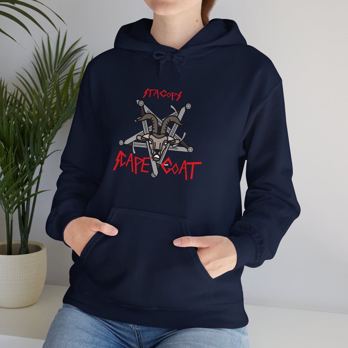 SCAPEGOAT Hoodie- single logo print (Exclusive)