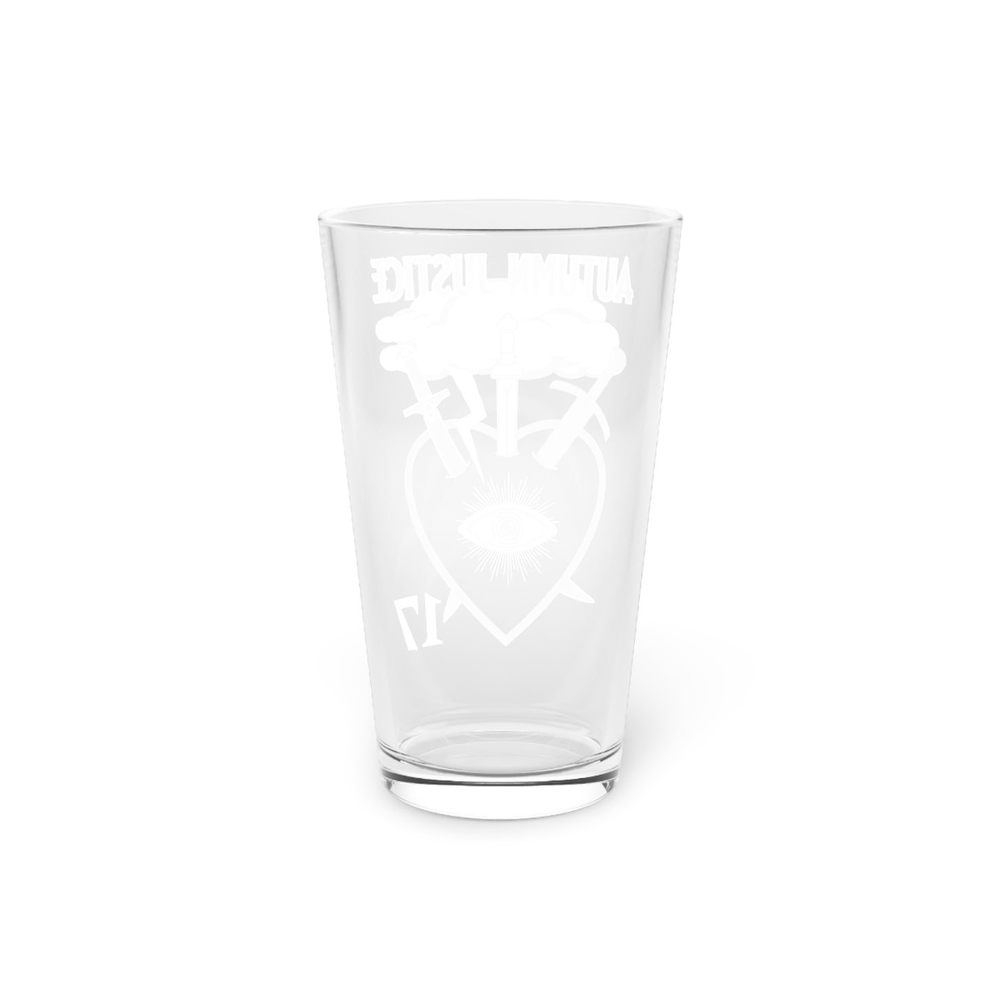 Autumn Justice 17 Pint Glass, 16oz