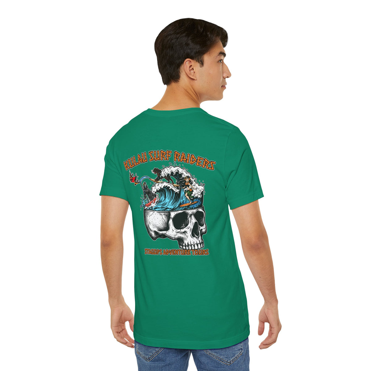 KULAU SURF DESIGNS double print (Front & Back) Tee EXCLUSIVE