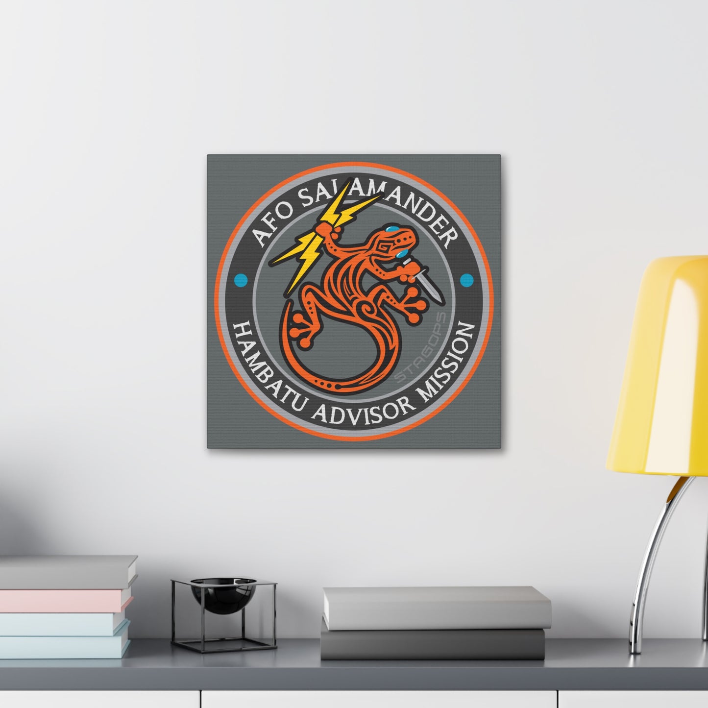 AFO "Salamander" Canvas Gallery Wrap