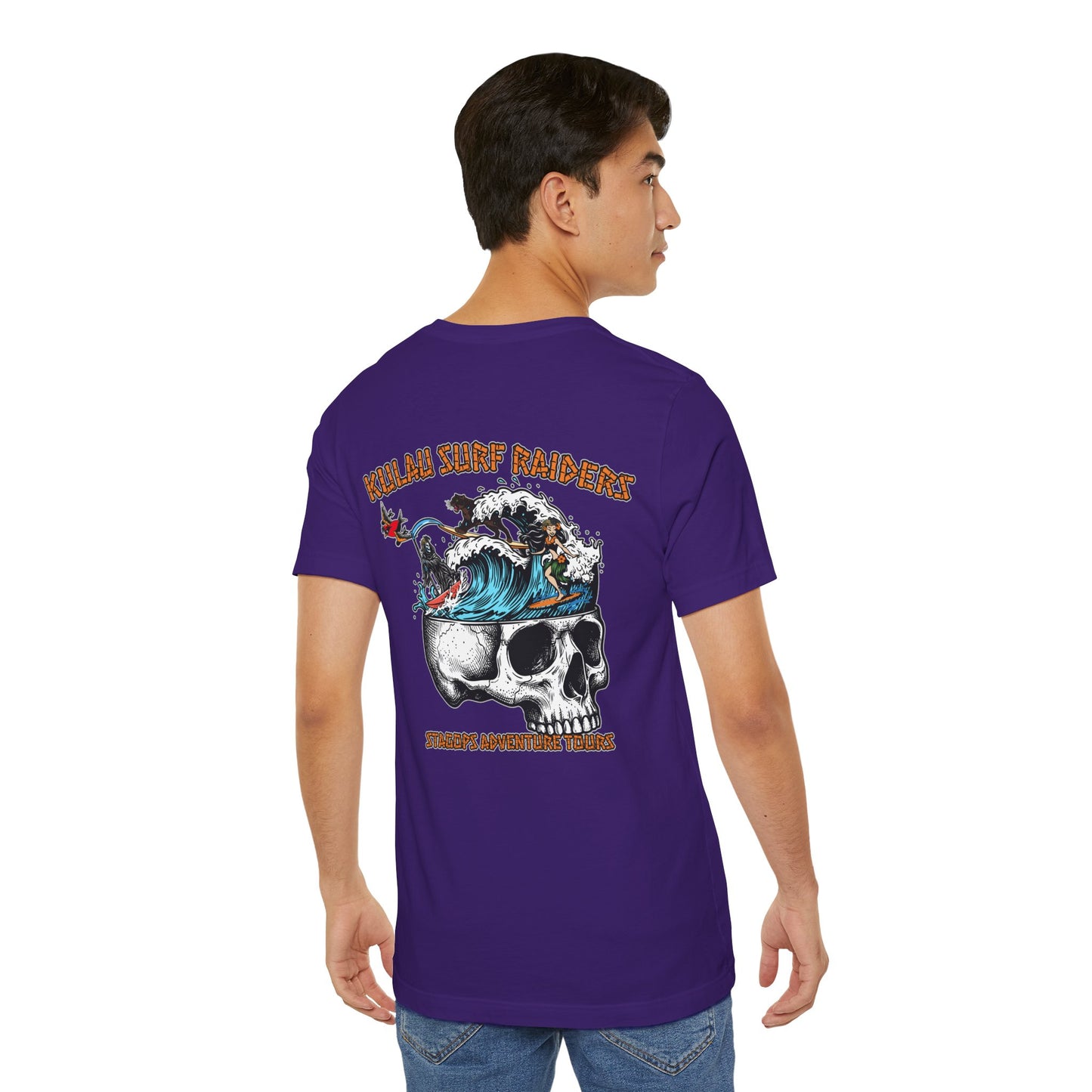 KULAU SURF DESIGNS double print (Front & Back) Tee EXCLUSIVE