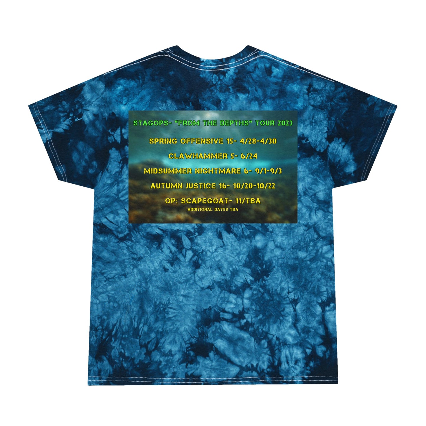 2023 FROM THE DEPTHS Tie-Dye Tee (double print)