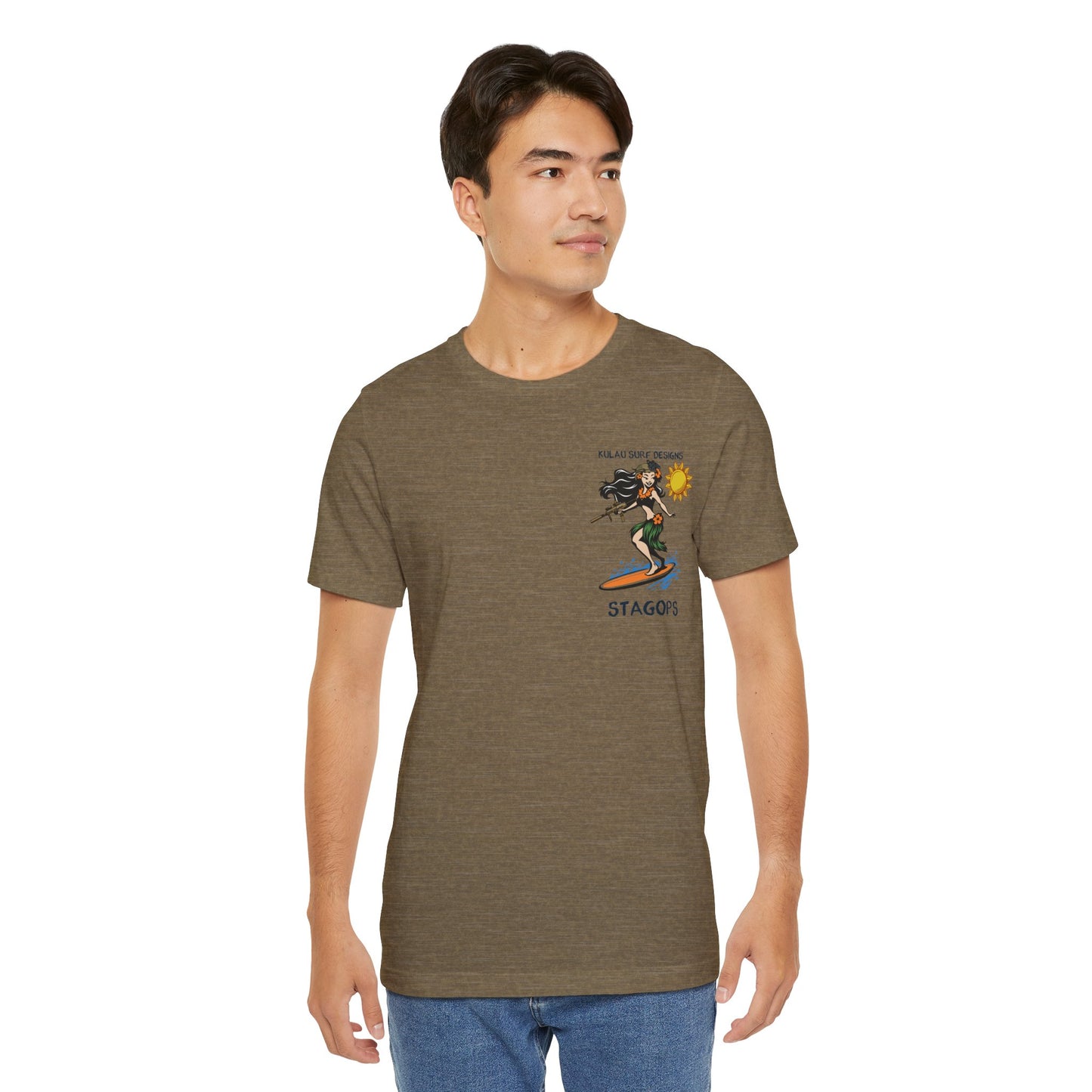 KULAU SURF DESIGNS double print (Front & Back) Tee EXCLUSIVE