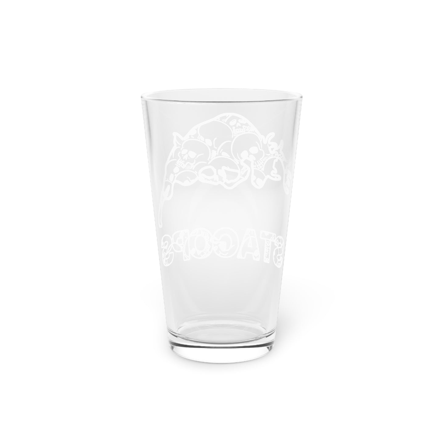 OOPS ALL SKULLS! Pint Glass, 16oz