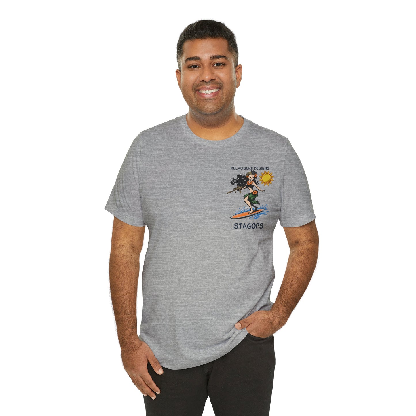 KULAU SURF DESIGNS double print (Front & Back) Tee EXCLUSIVE