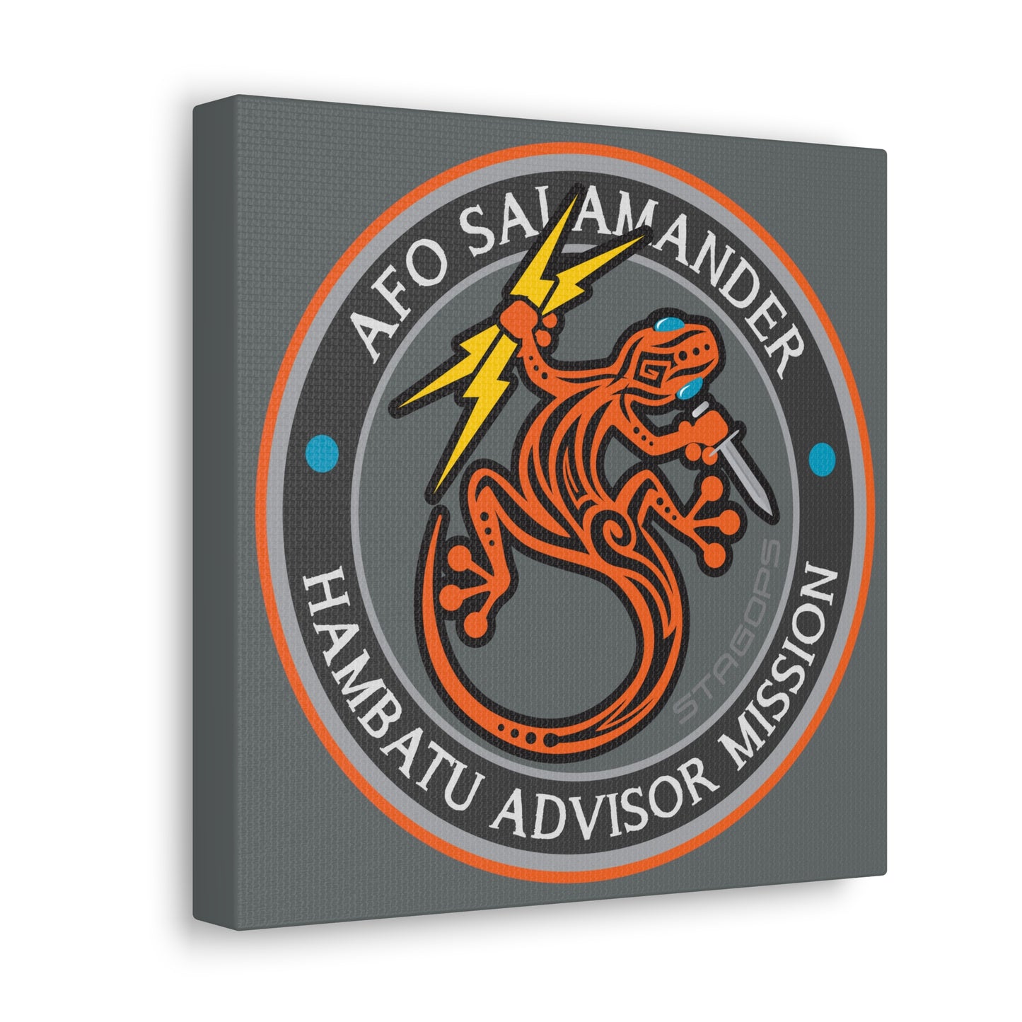 AFO "Salamander" Canvas Gallery Wrap