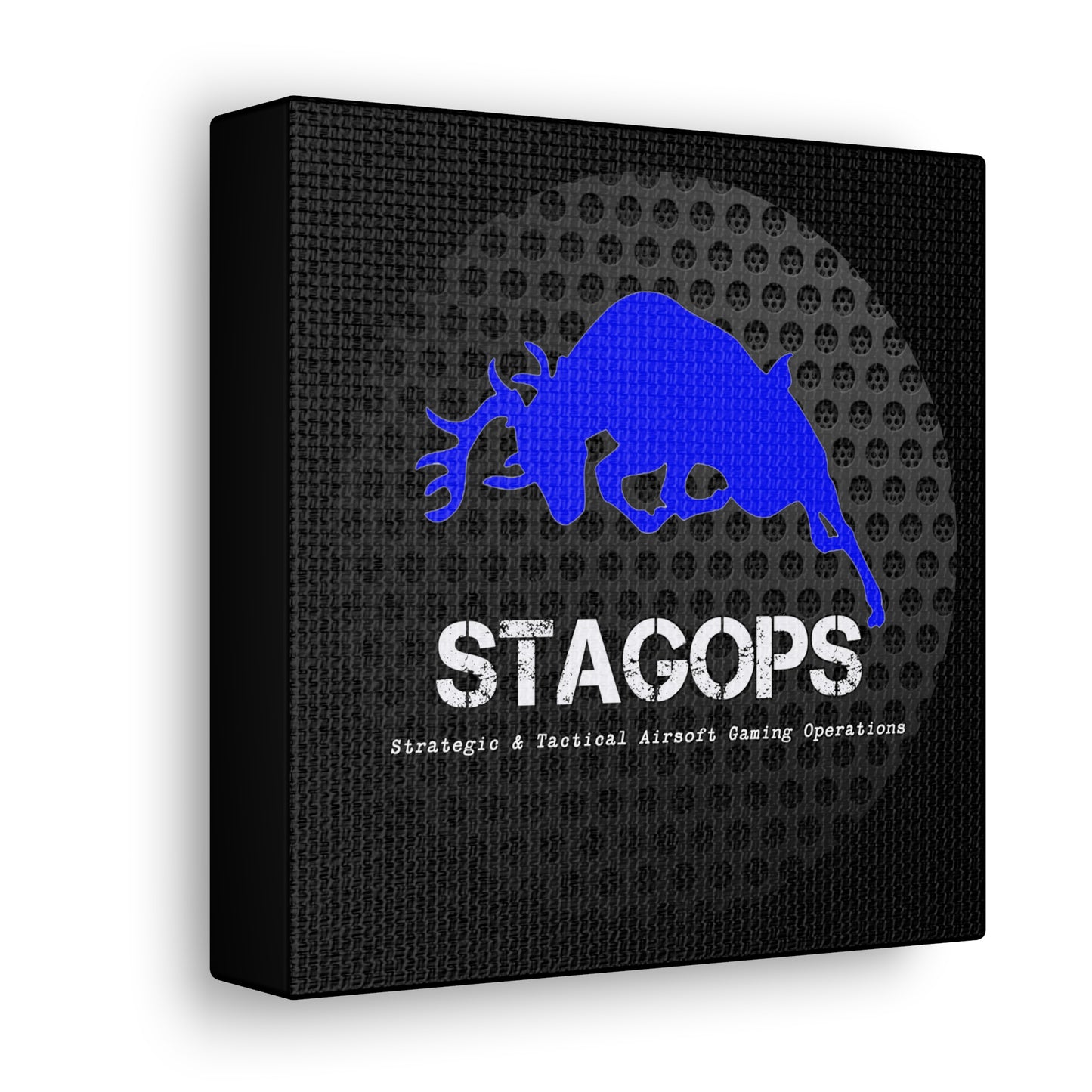 Original STAGOPS logo (2014 "grill") Canvas Gallery Wrap