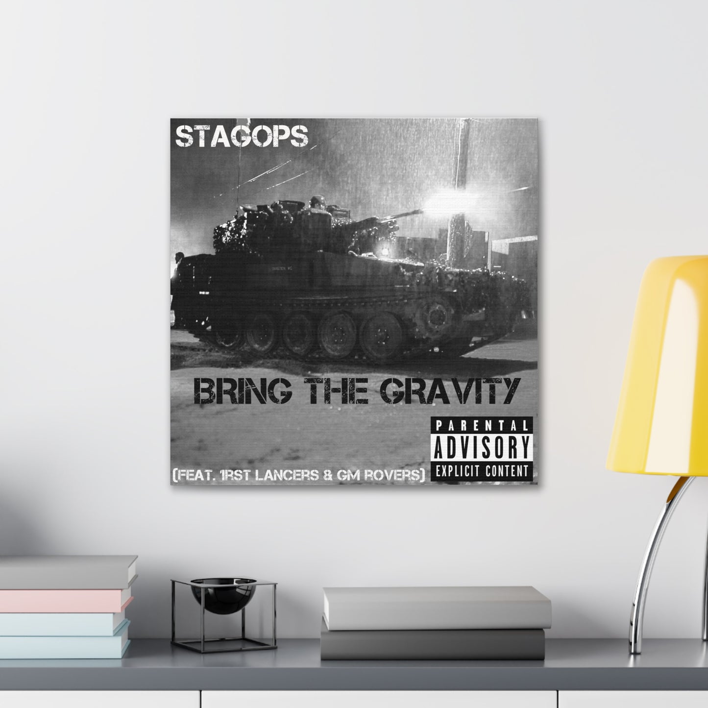 Album Cover- BRING THE GRAVITY Canvas Gallery Wrap