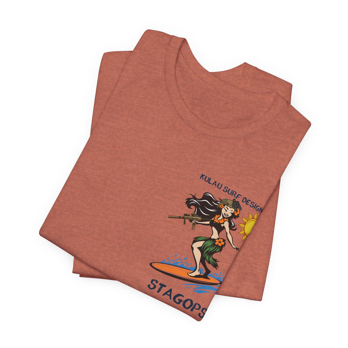 KULAU SURF DESIGNS double print (Front & Back) Tee EXCLUSIVE