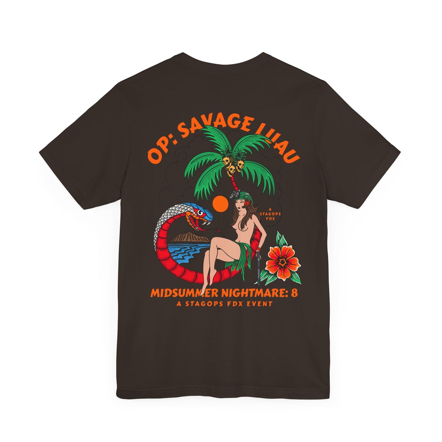 MidSummer Nightmare 8- double print (Front & Back) Tee