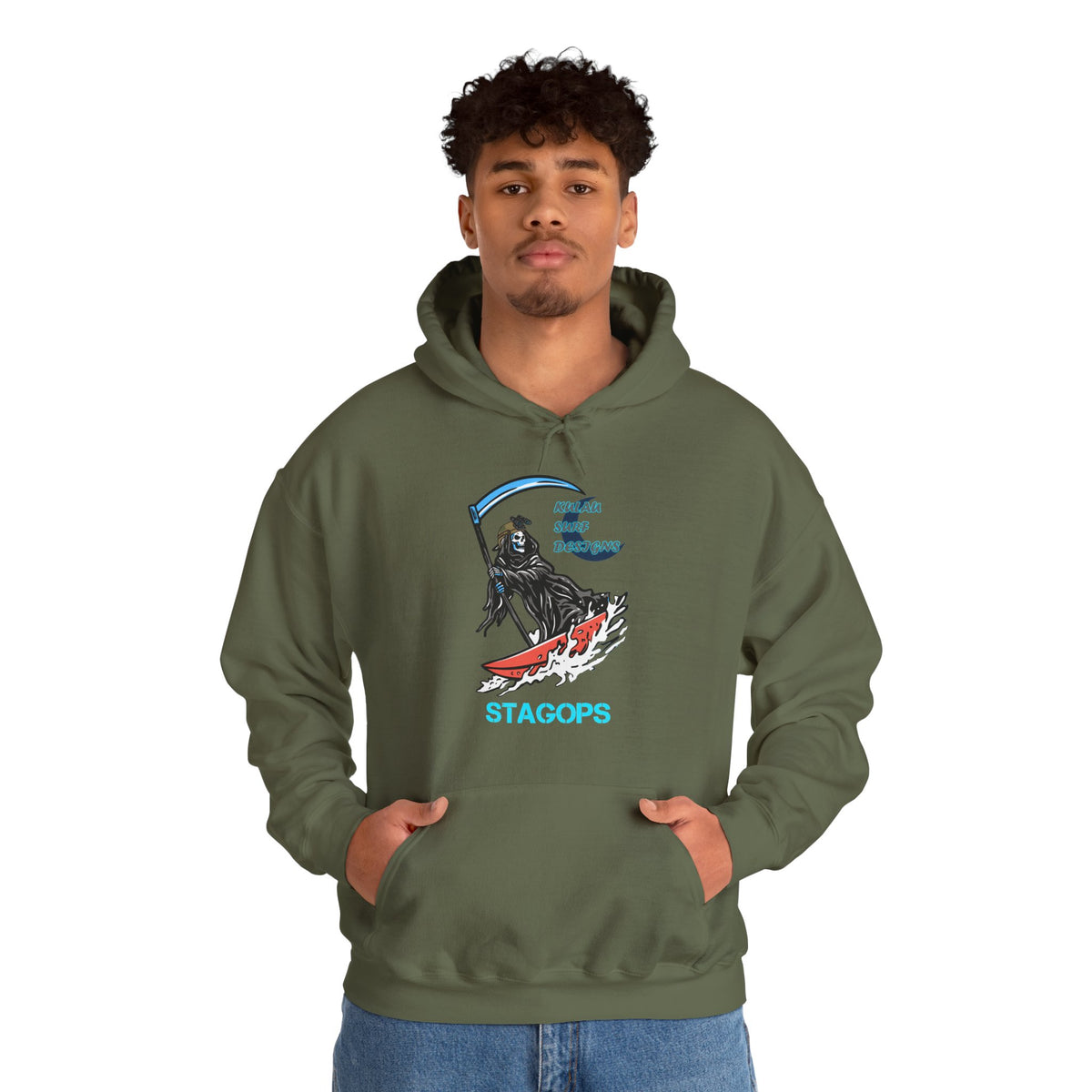 KULAU SURF RAIDERS HOODIE (double sided print) (EXCLUSIVE*)