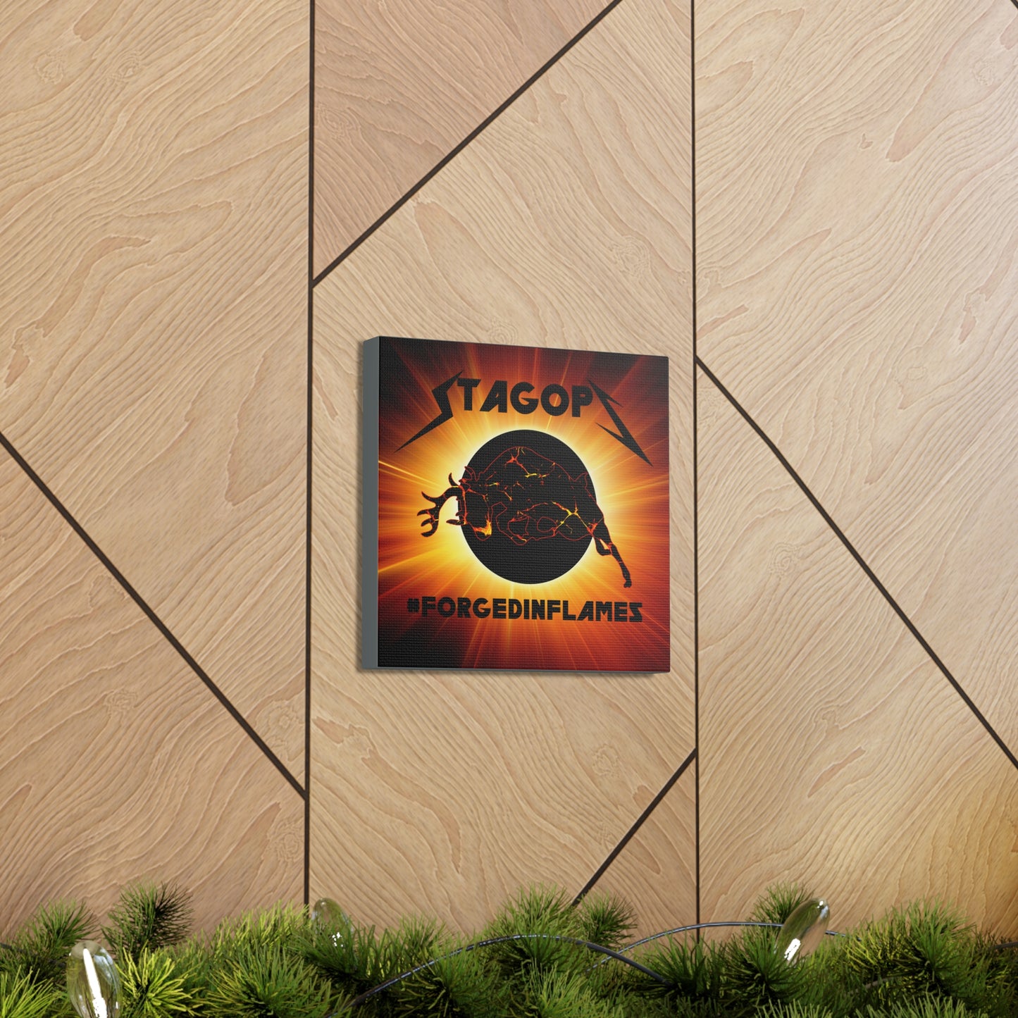 Forged in Flames Canvas Gallery Wrap