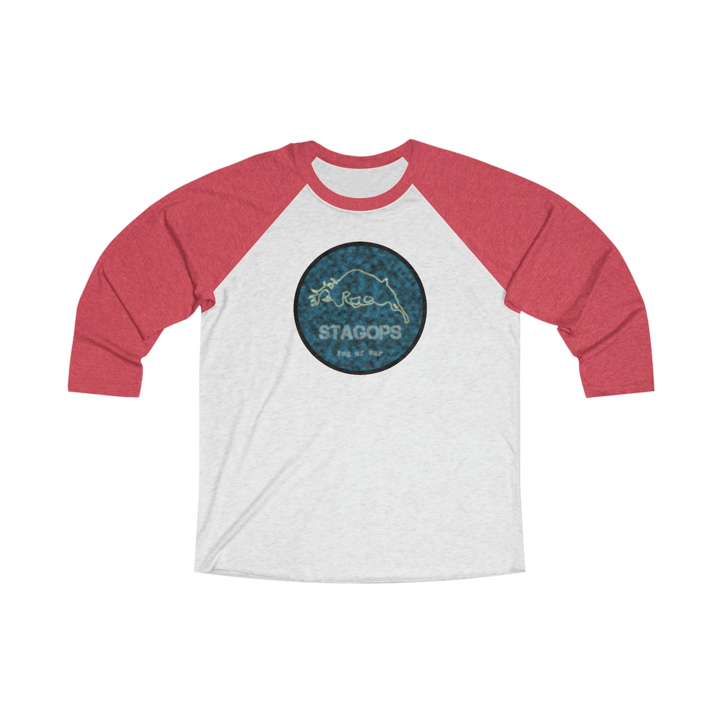 2020 STAGOPS LOGO "Fog of War" 3\4 Raglan Tee