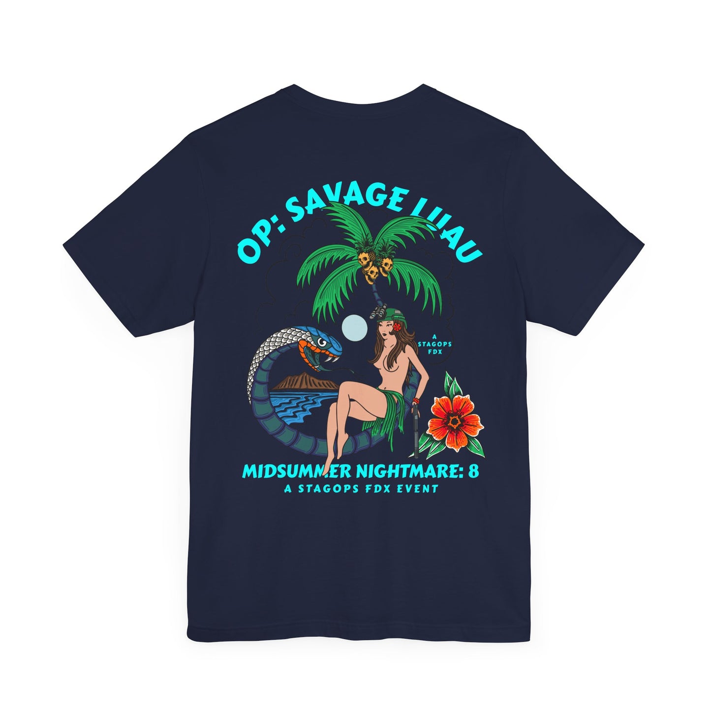 MidSummer Nightmare 8- double print (Front & Back) Tee