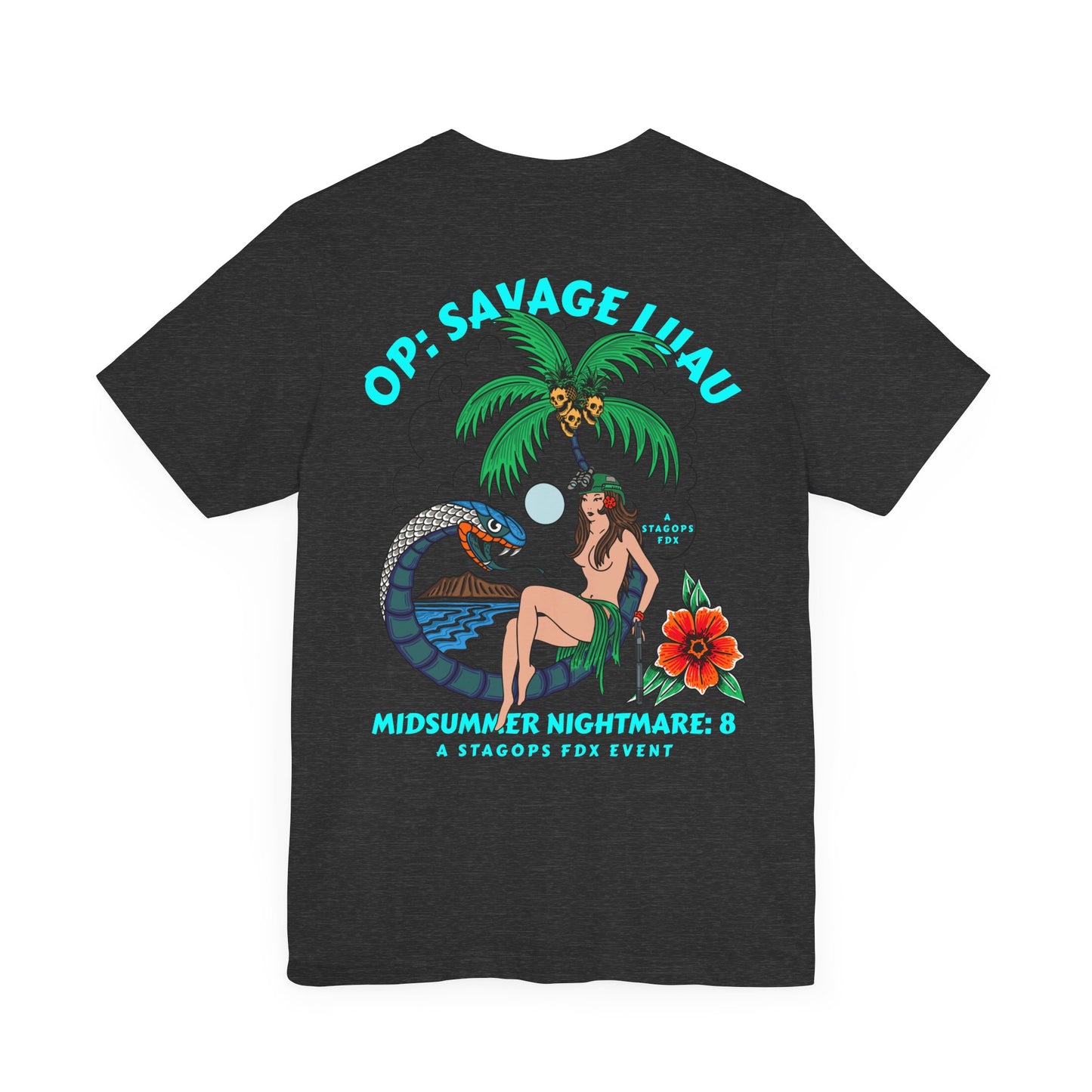 MidSummer Nightmare 8- double print (Front & Back) Tee