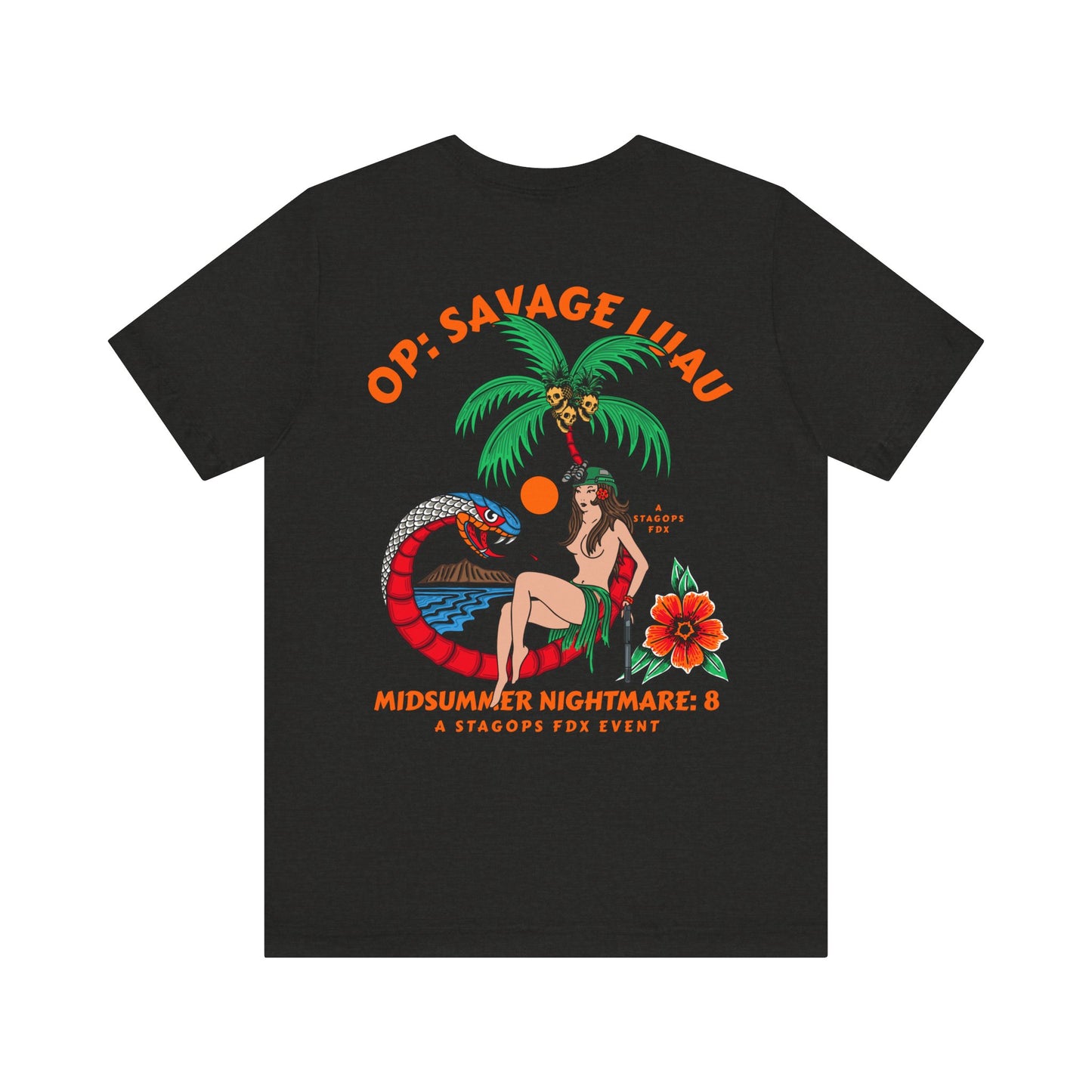 MidSummer Nightmare 8- double print (Front & Back) Tee