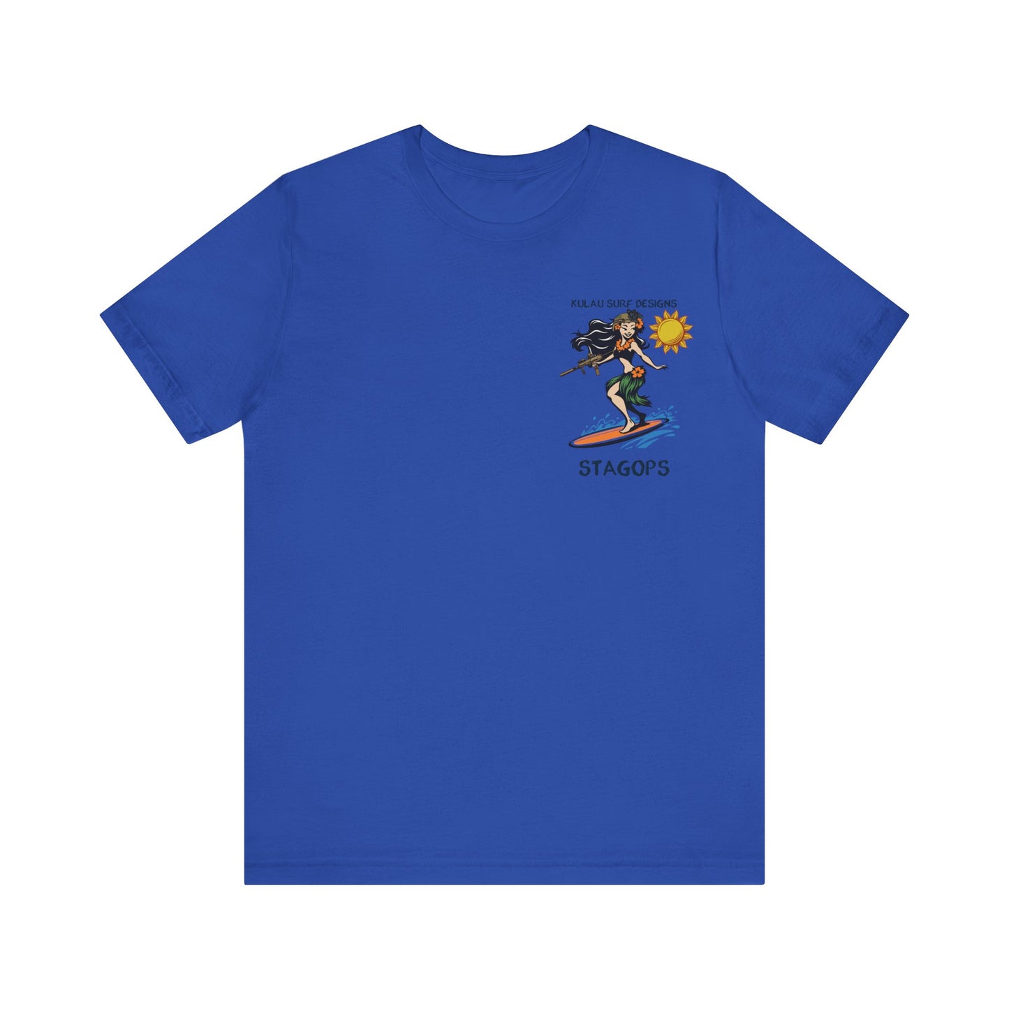 KULAU SURF DESIGNS double print (Front & Back) Tee EXCLUSIVE