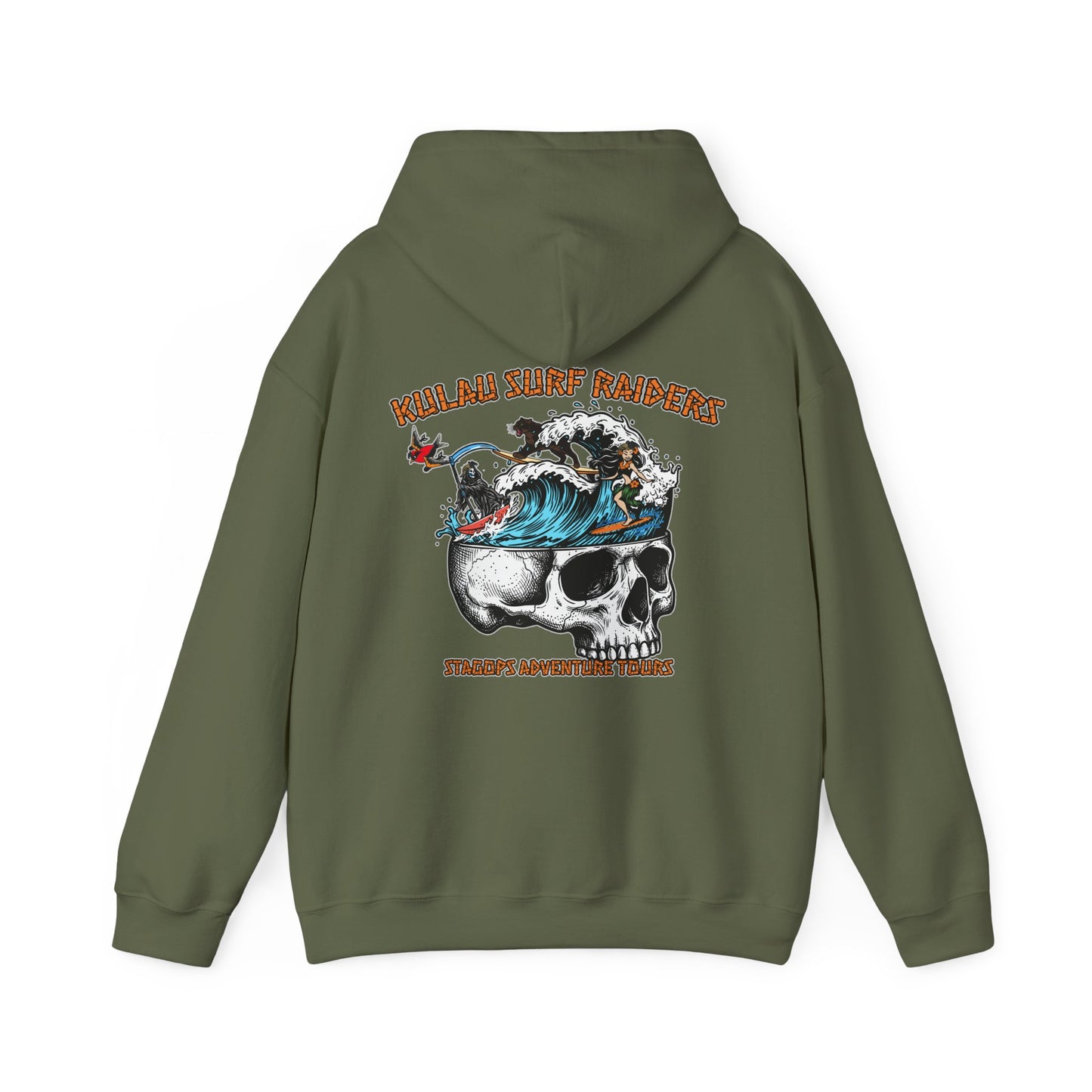 KULAU SURF RAIDERS HOODIE (double sided print) (EXCLUSIVE*)