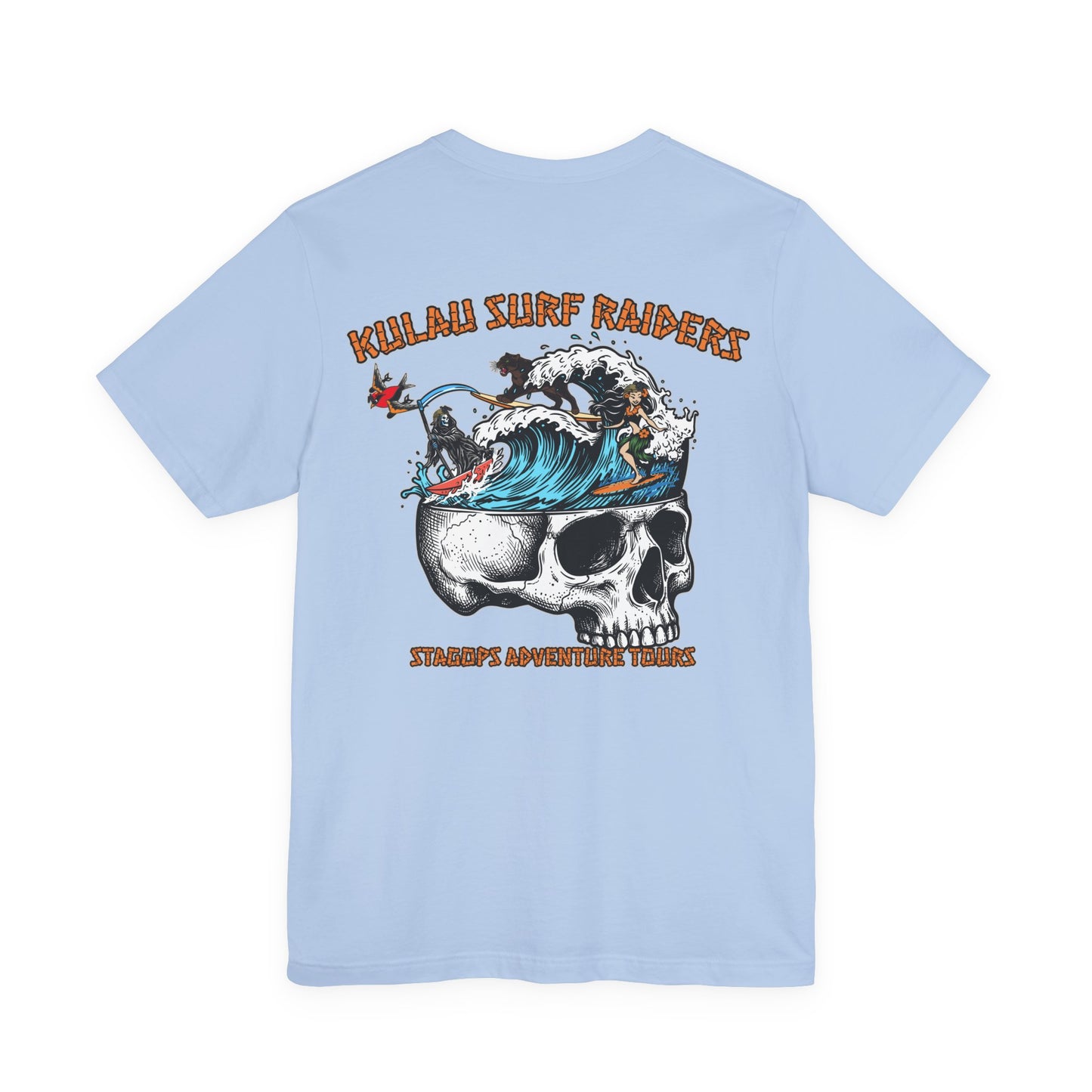 KULAU SURF DESIGNS double print (Front & Back) Tee EXCLUSIVE