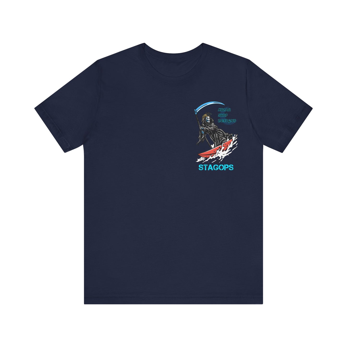 KULAU SURF DESIGNS double print (Front & Back) Tee EXCLUSIVE
