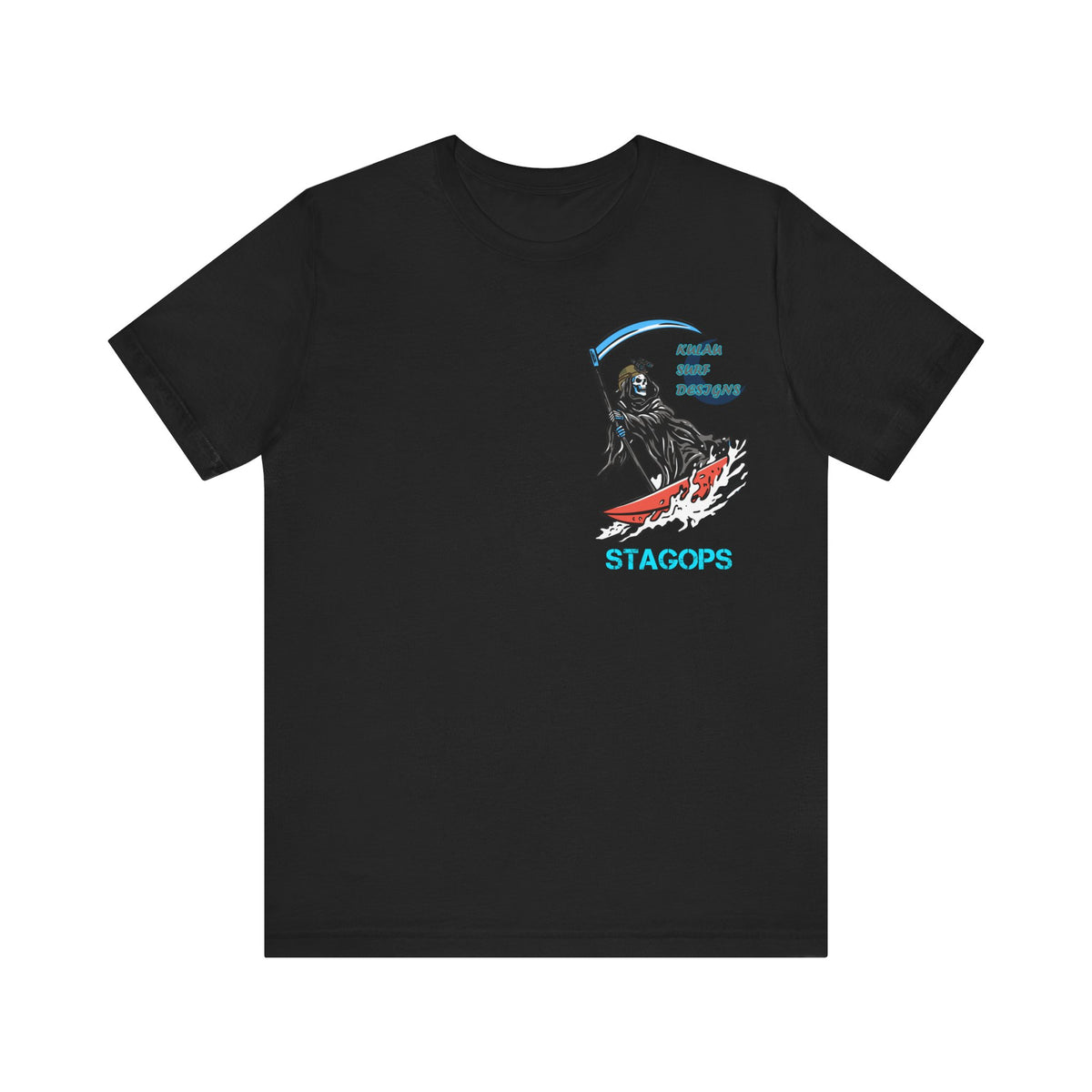 KULAU SURF DESIGNS double print (Front & Back) Tee EXCLUSIVE