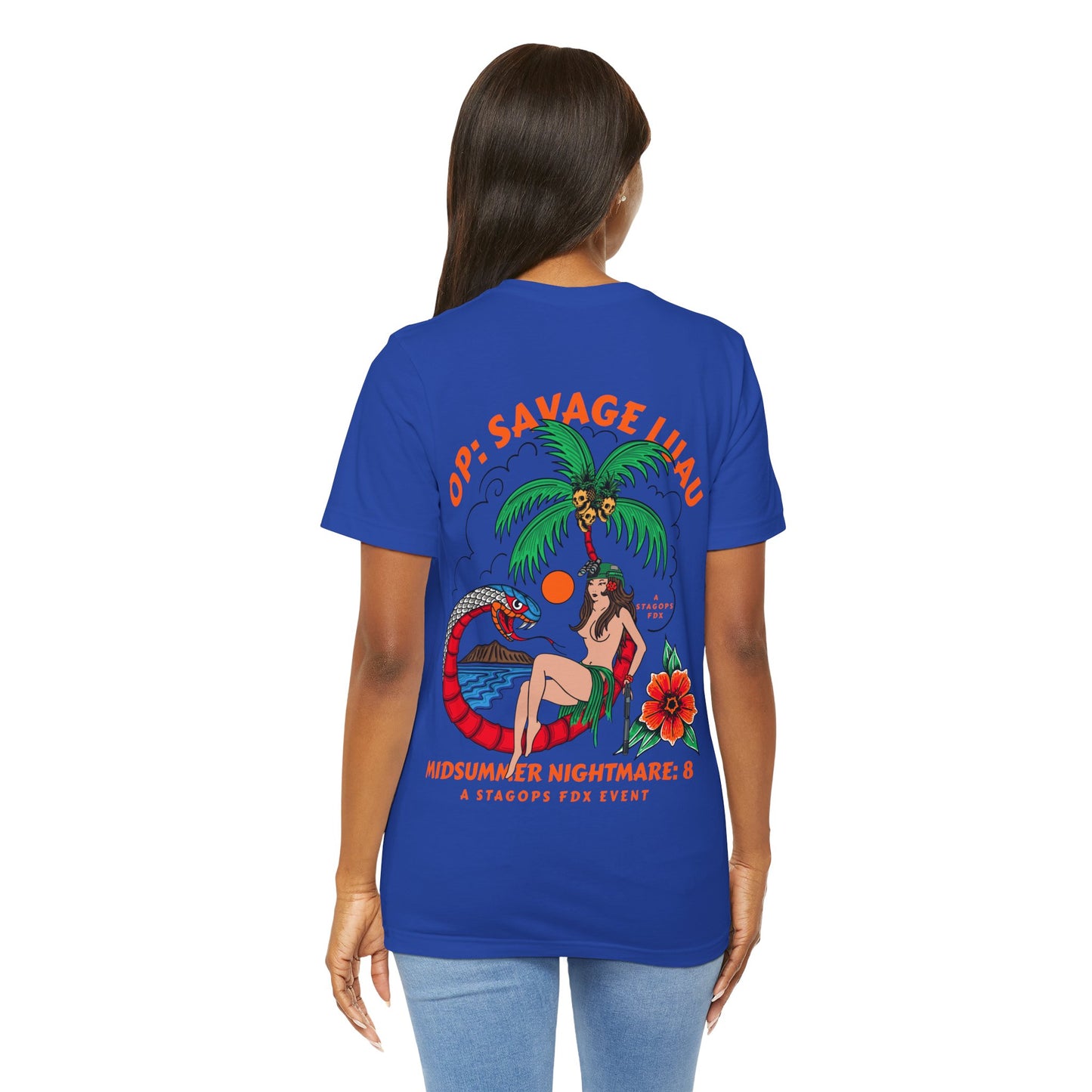 MidSummer Nightmare 8- double print (Front & Back) Tee