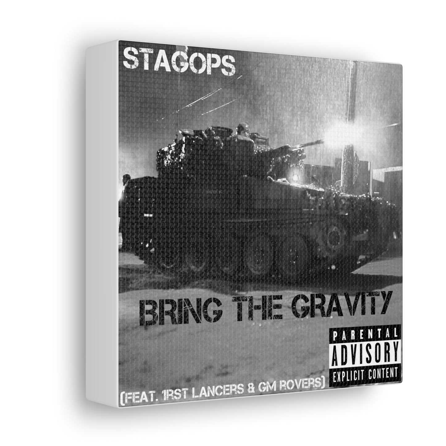 Album Cover- BRING THE GRAVITY Canvas Gallery Wrap