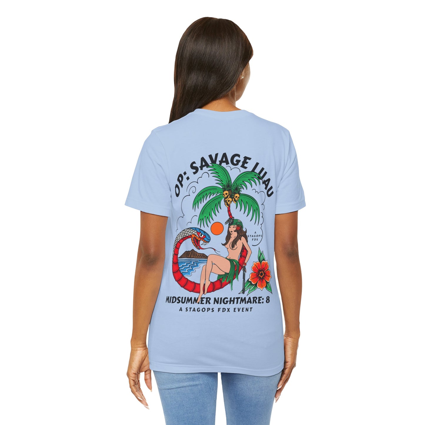 MidSummer Nightmare 8- double print (Front & Back) Tee