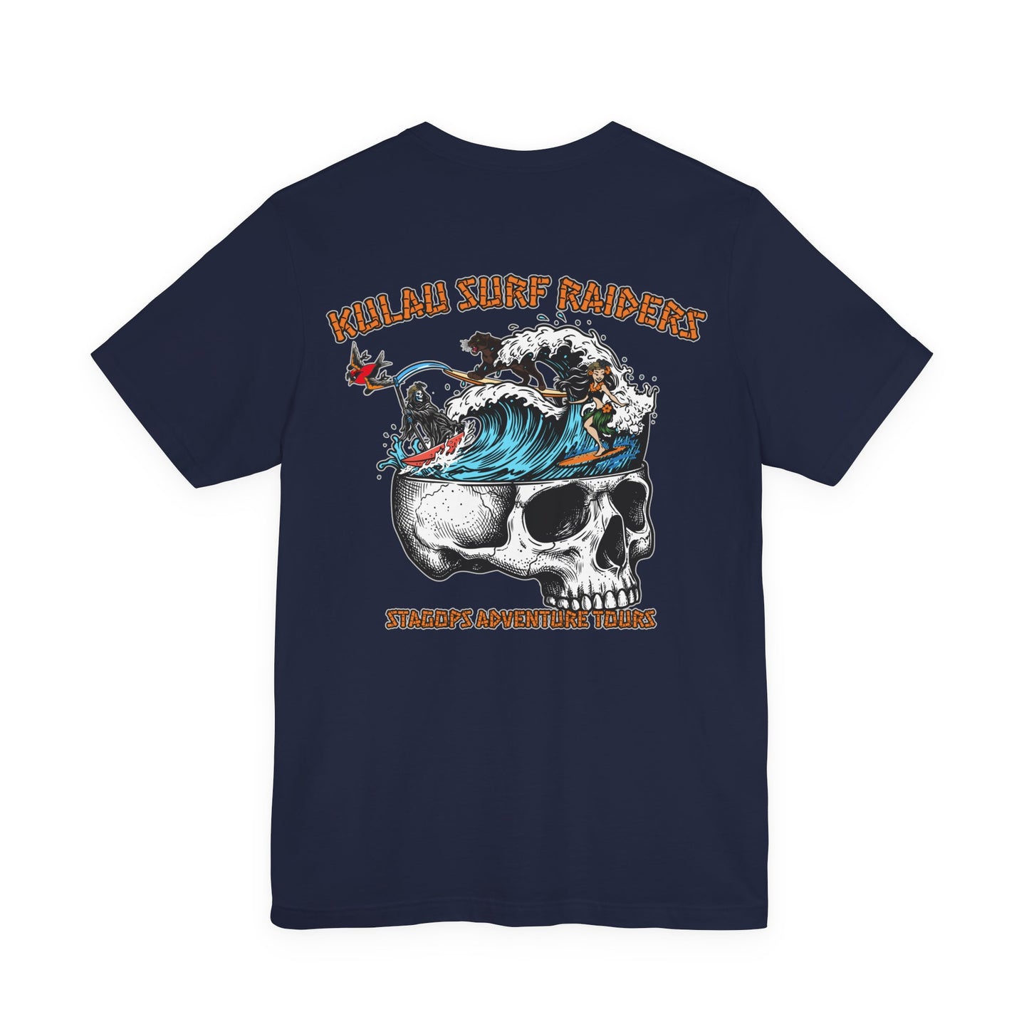 KULAU SURF DESIGNS double print (Front & Back) Tee EXCLUSIVE