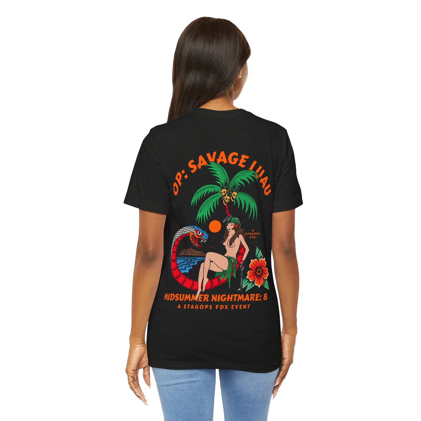 MidSummer Nightmare 8- double print (Front & Back) Tee