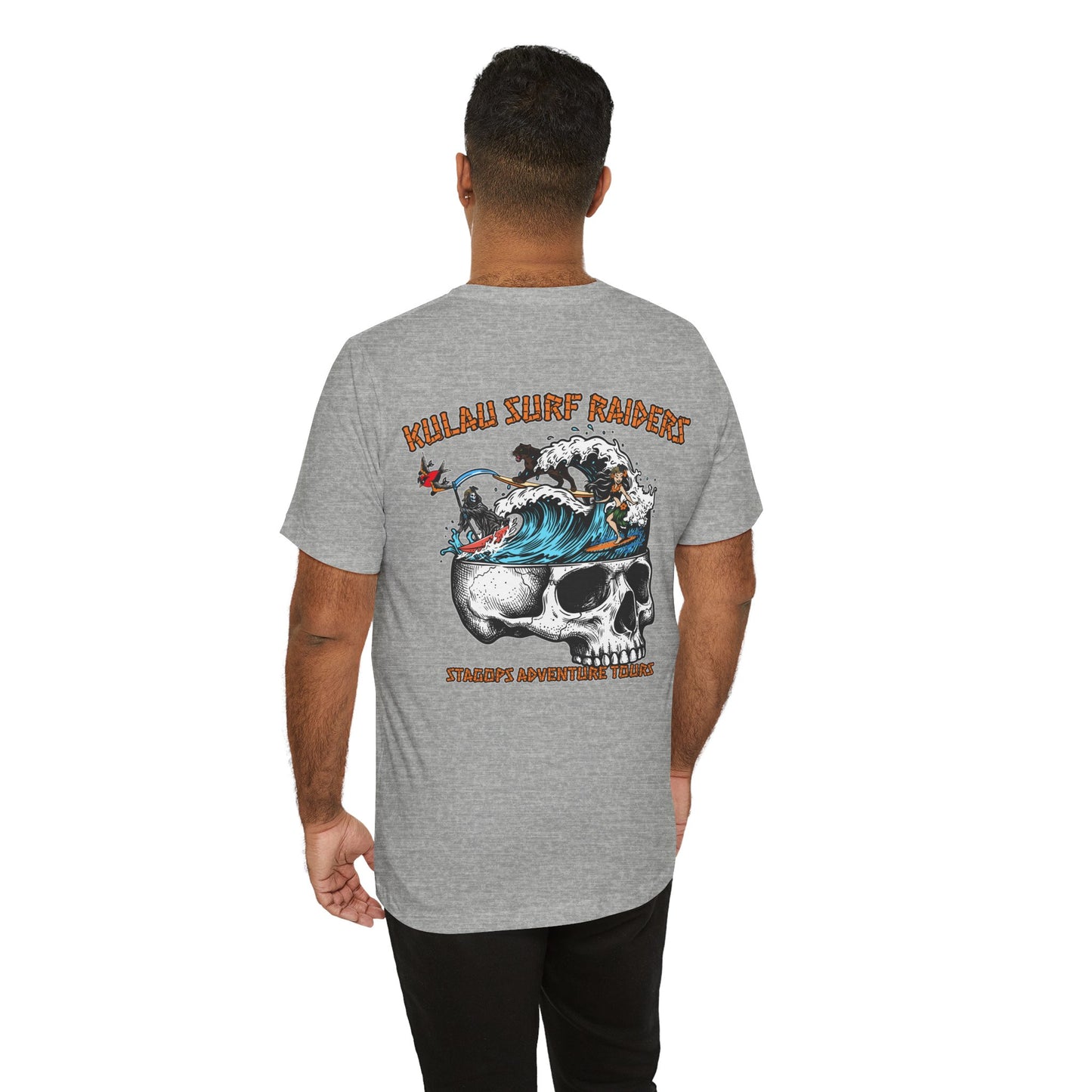 KULAU SURF DESIGNS double print (Front & Back) Tee EXCLUSIVE